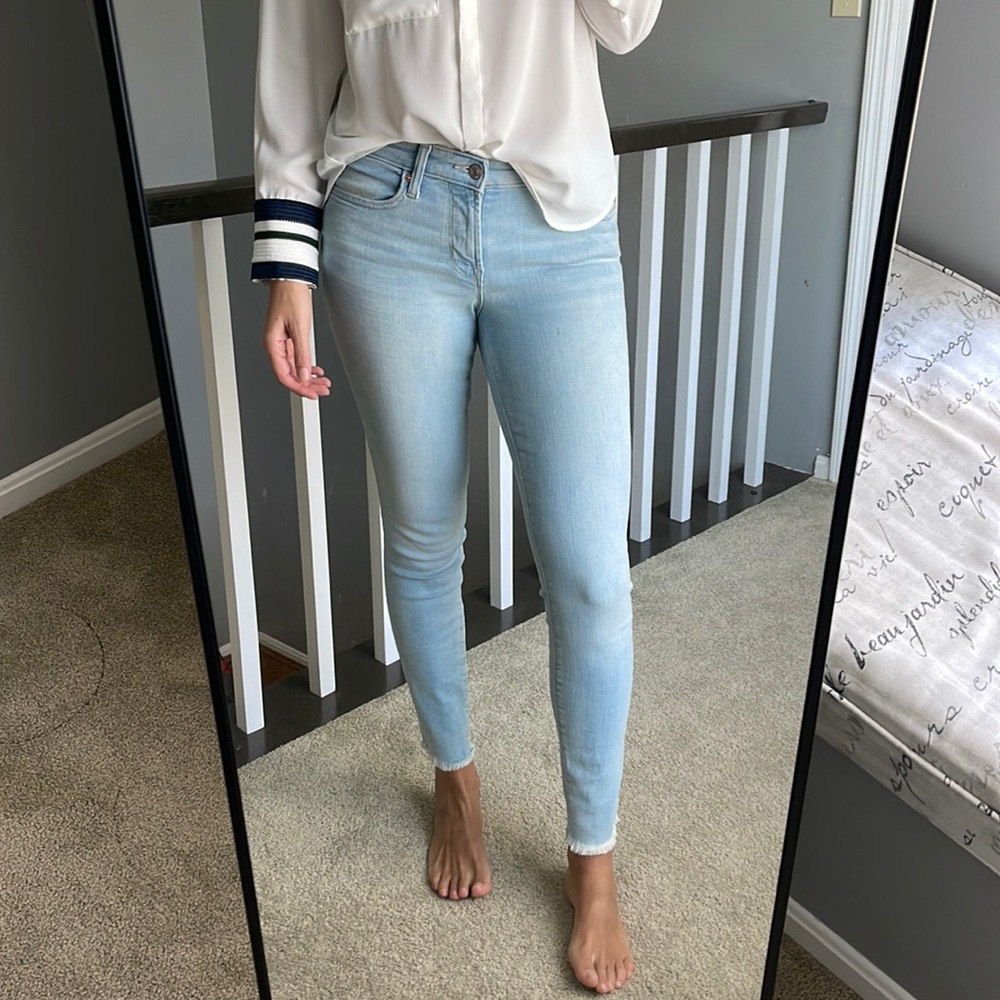 In new condition jeans by gap light blue